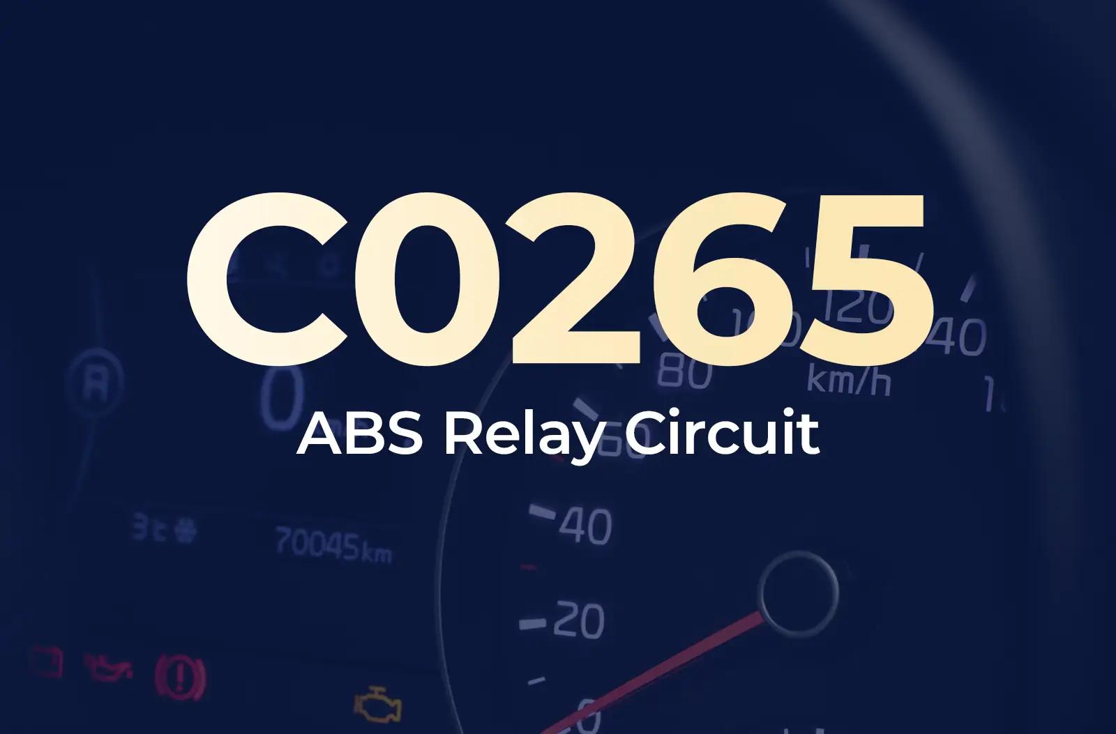 C0265 Code: EBCM Motor Relay Circuit Malfunction – Tracing Cracked Int ...